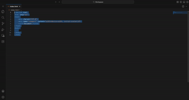 Emmet VSCODE AutoComplete
